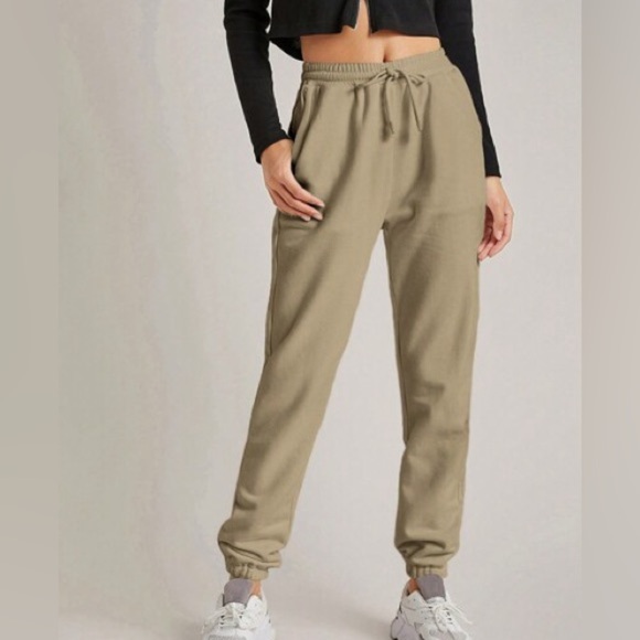 Shein solid color green sweatpants - Picture 1 of 4